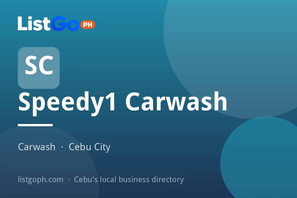 Speedy1 Carwash
