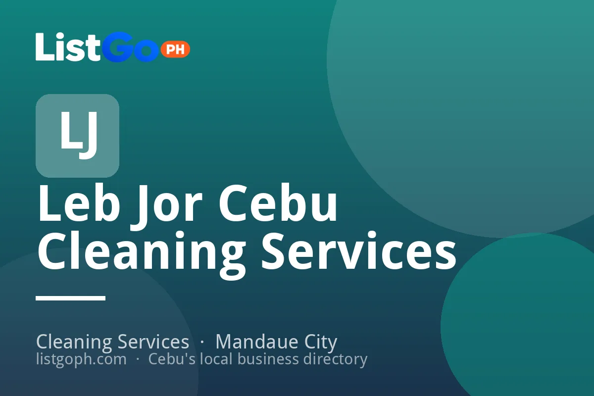 Leb Jor Cebu Cleaning Services