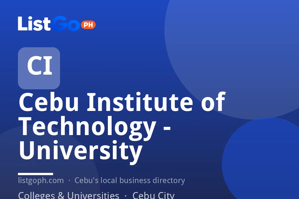 Cebu Institute of Technology - University