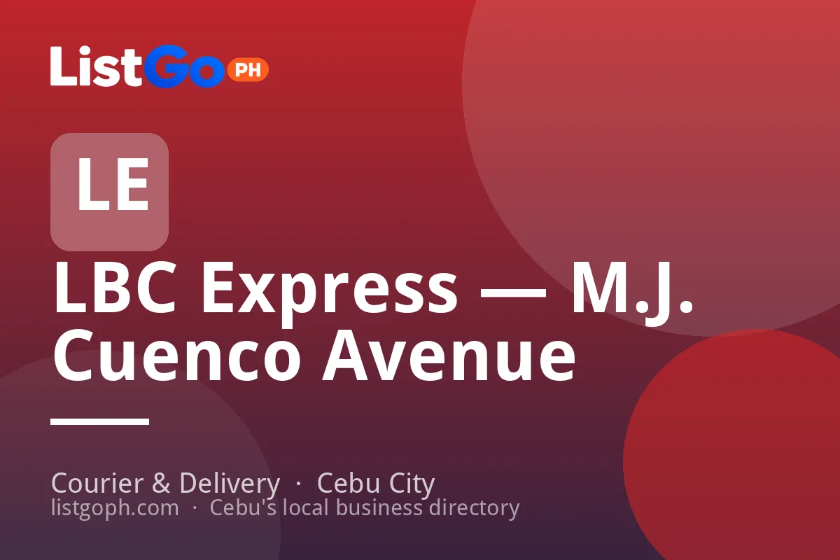 LBC Express — M.J. Cuenco Avenue
