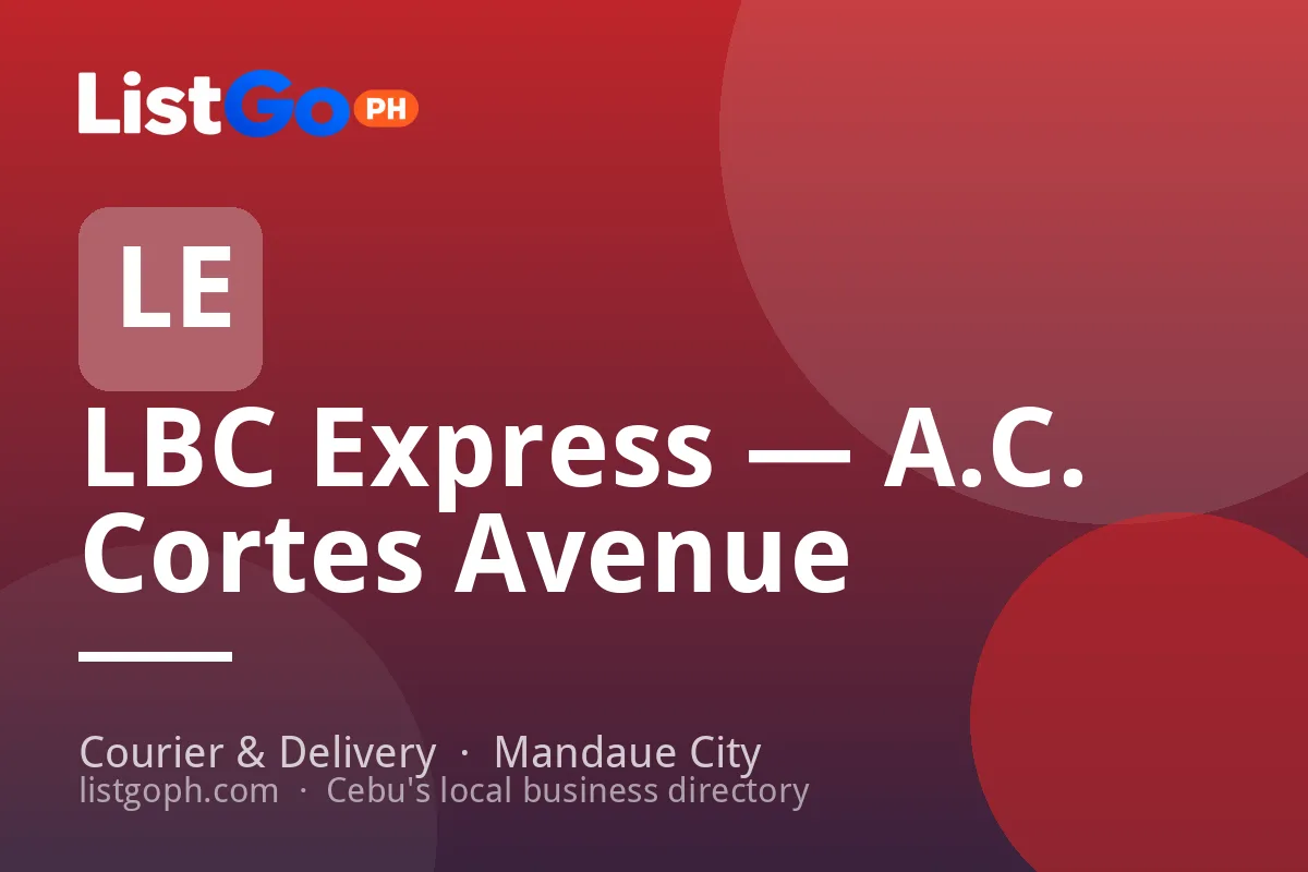 LBC Express — A.C. Cortes Avenue