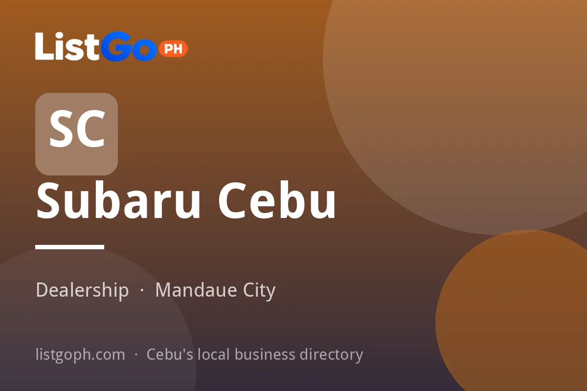 Subaru Cebu