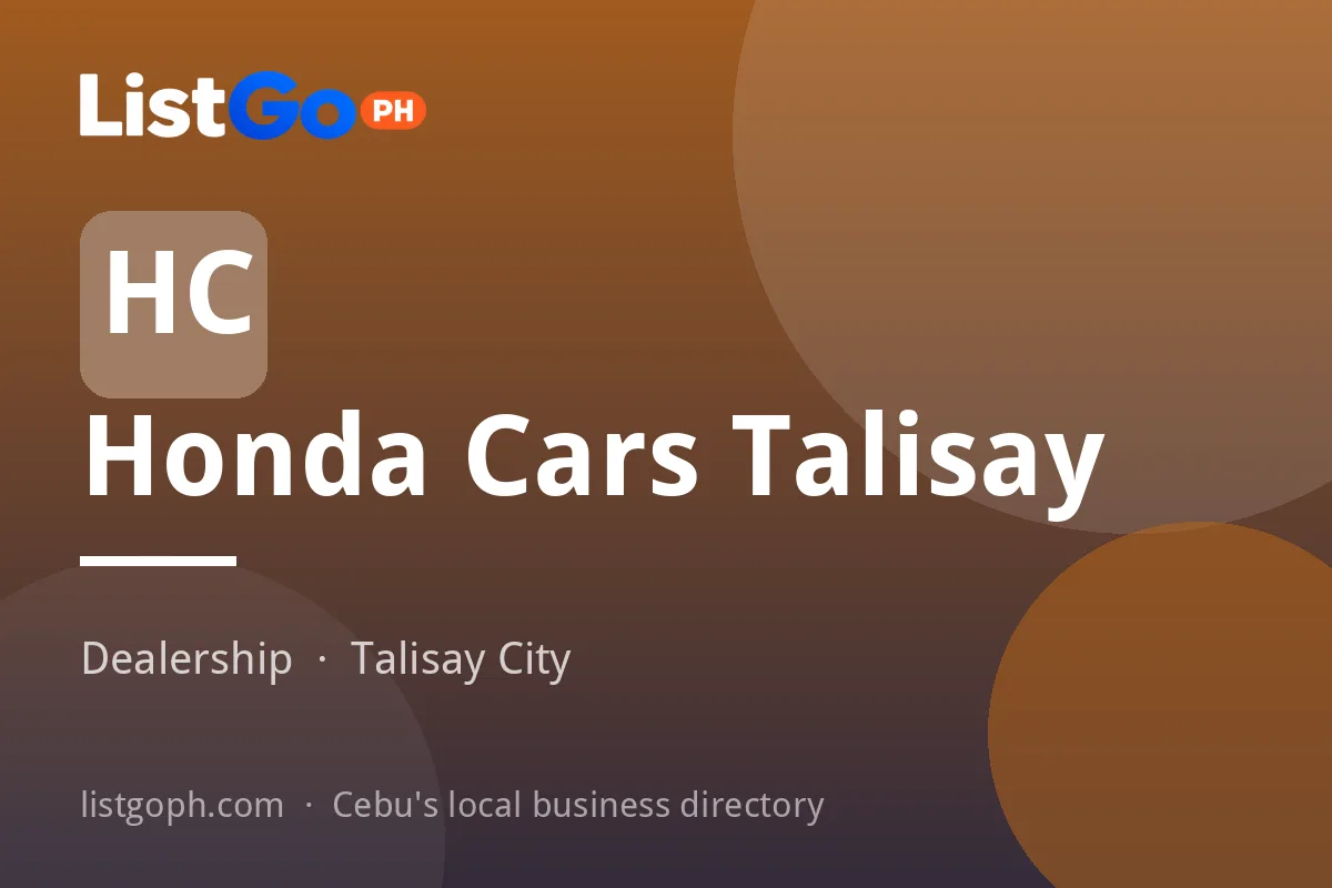 Honda Cars Talisay