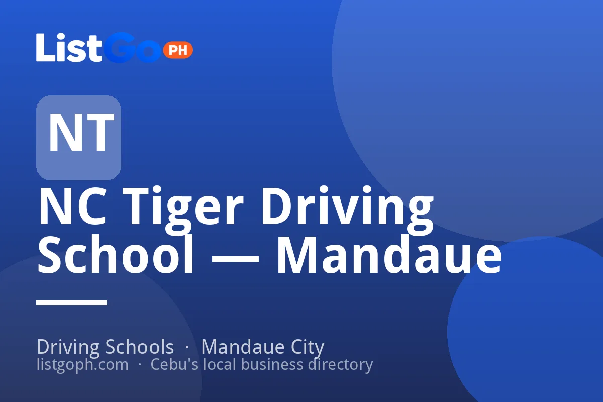 NC Tiger Driving School — Mandaue
