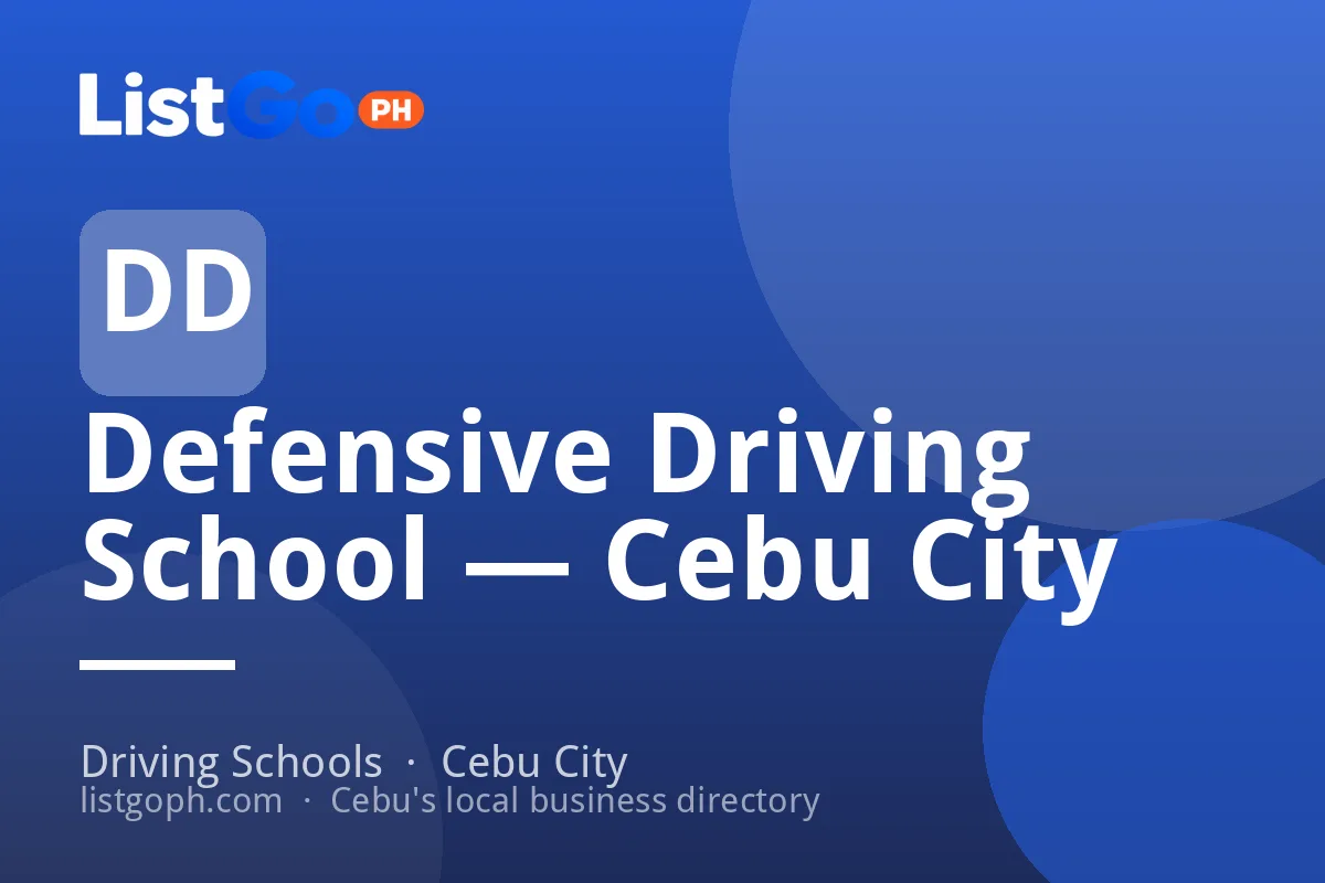 Defensive Driving School — Cebu City