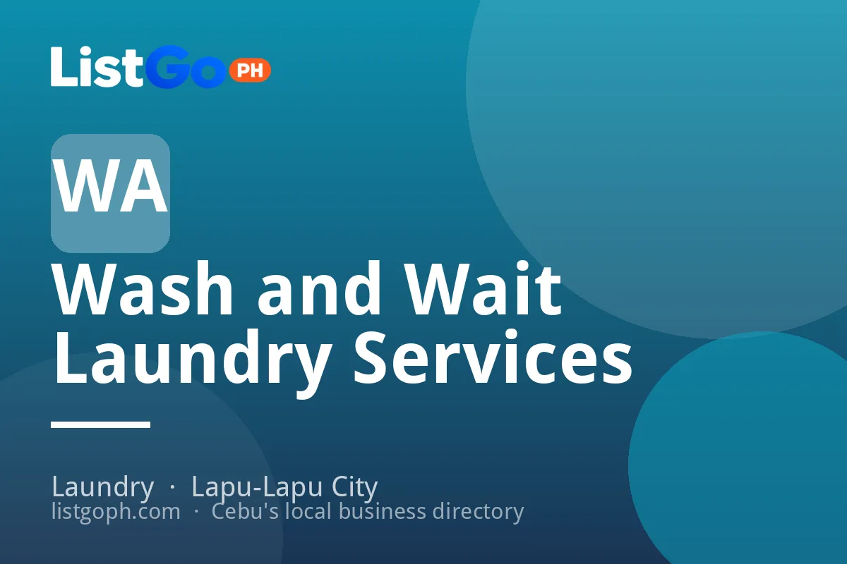 Wash and Wait Laundry Services
