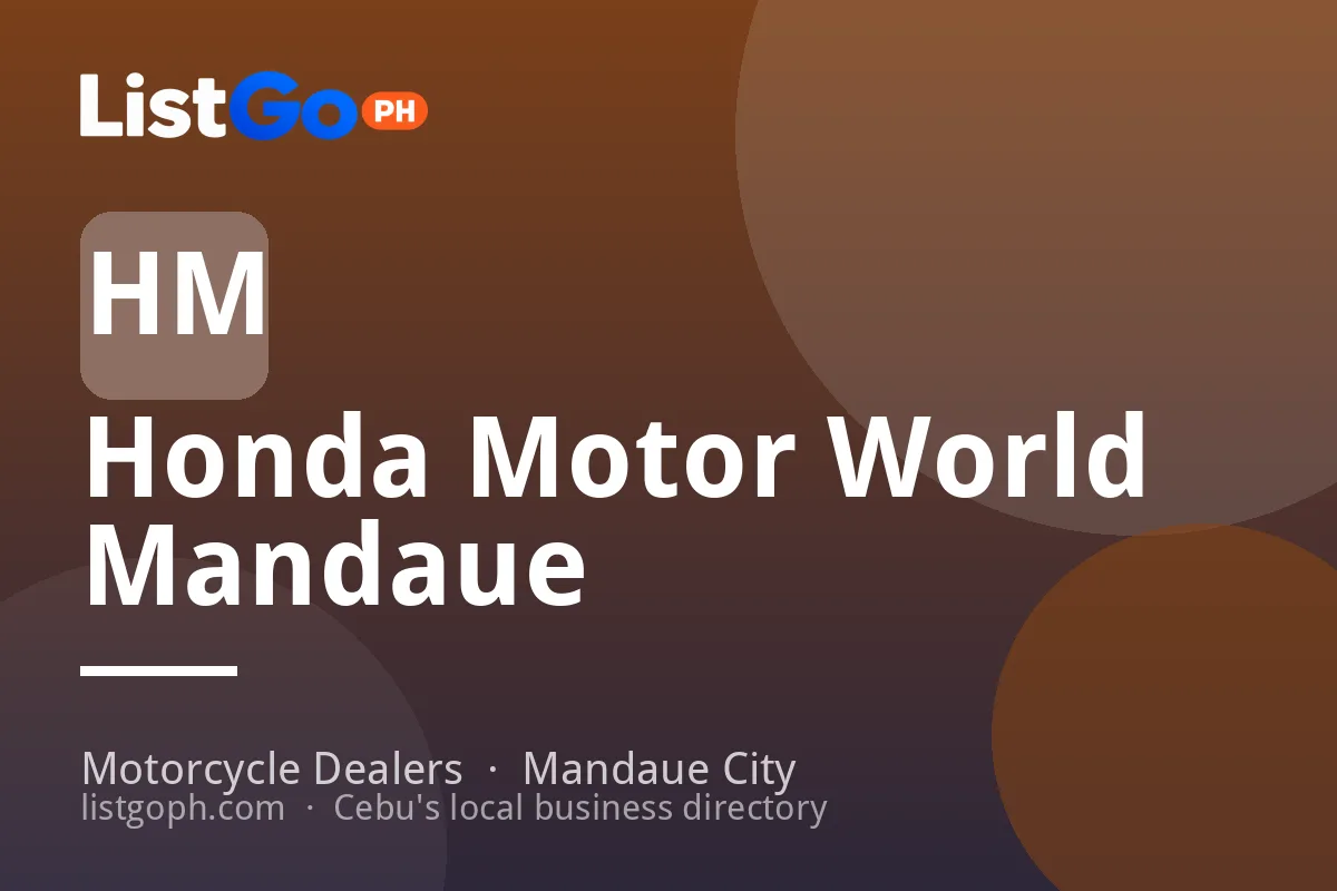 Honda Motor World Mandaue