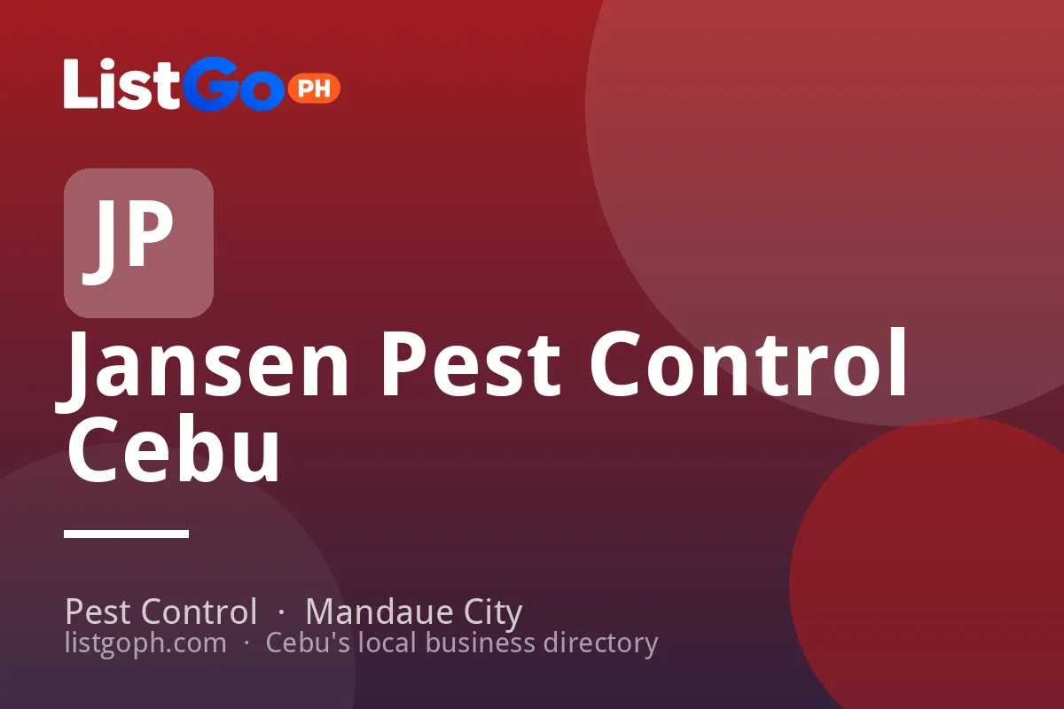 Jansen Pest Control Cebu