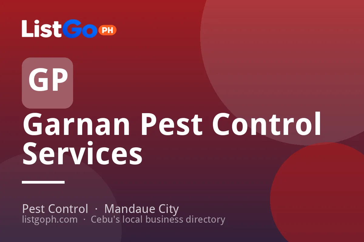 Garnan Pest Control Services