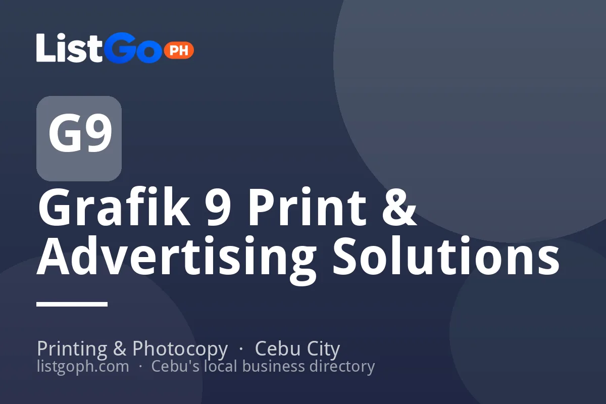 Grafik 9 Print & Advertising Solutions