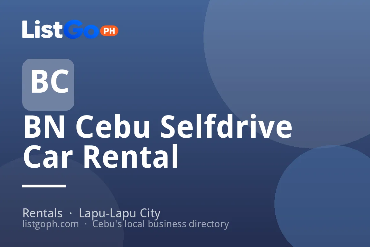 BN Cebu Selfdrive Car Rental