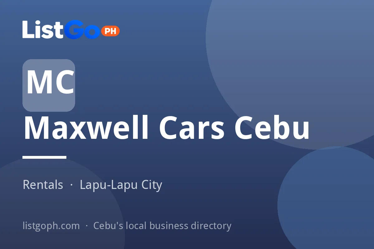 Maxwell Cars Cebu