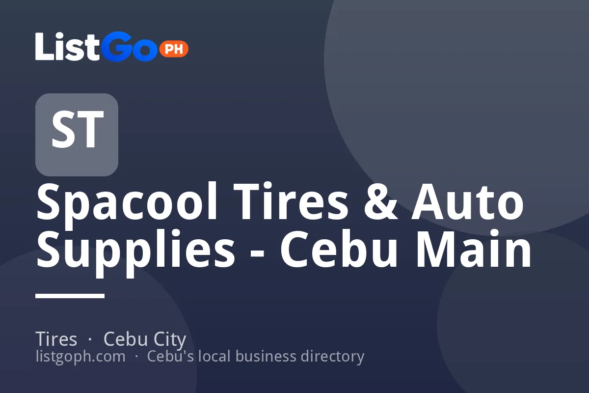Spacool Tires & Auto Supplies - Cebu Main