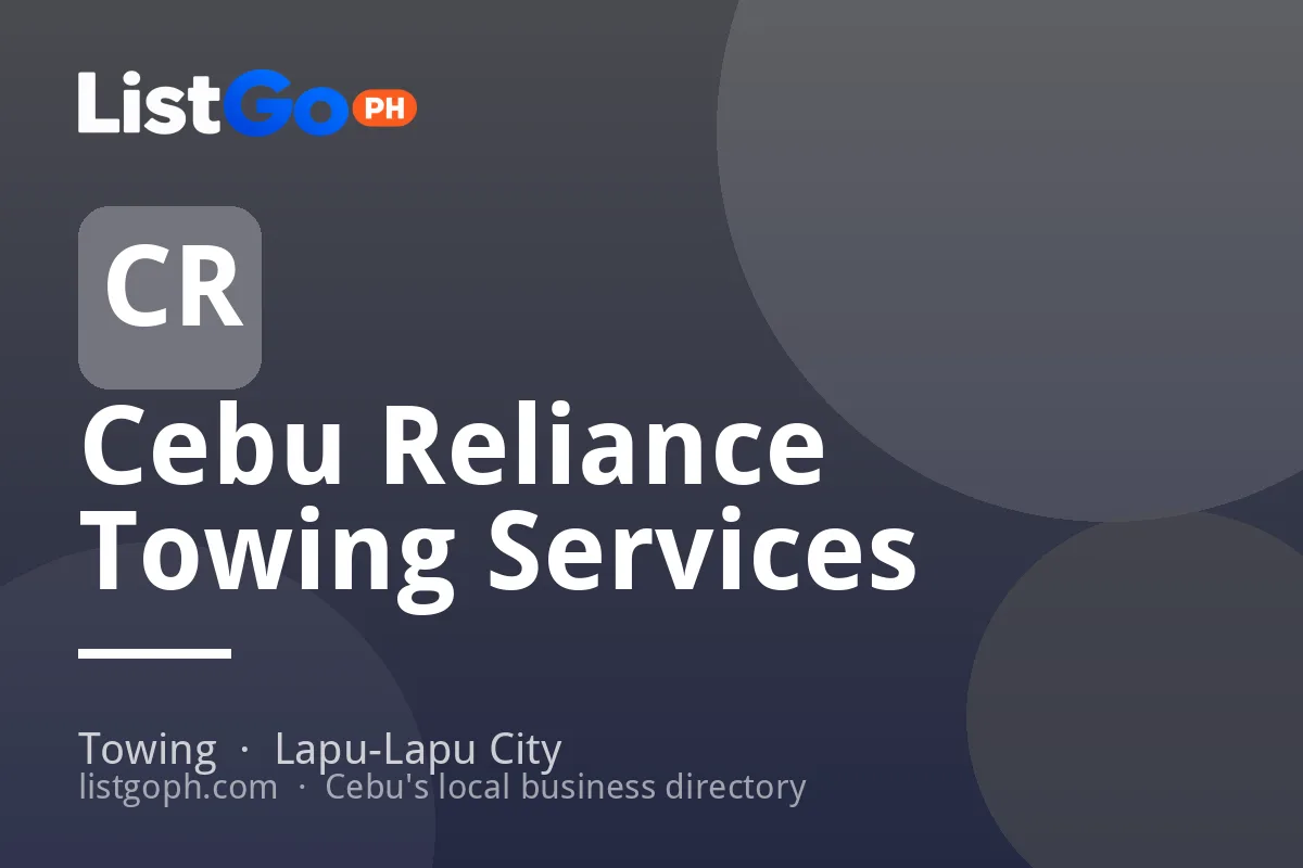 Cebu Reliance Towing Services