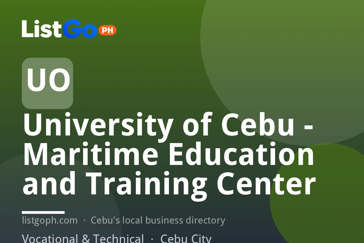 University of Cebu - Maritime Education and Training Center