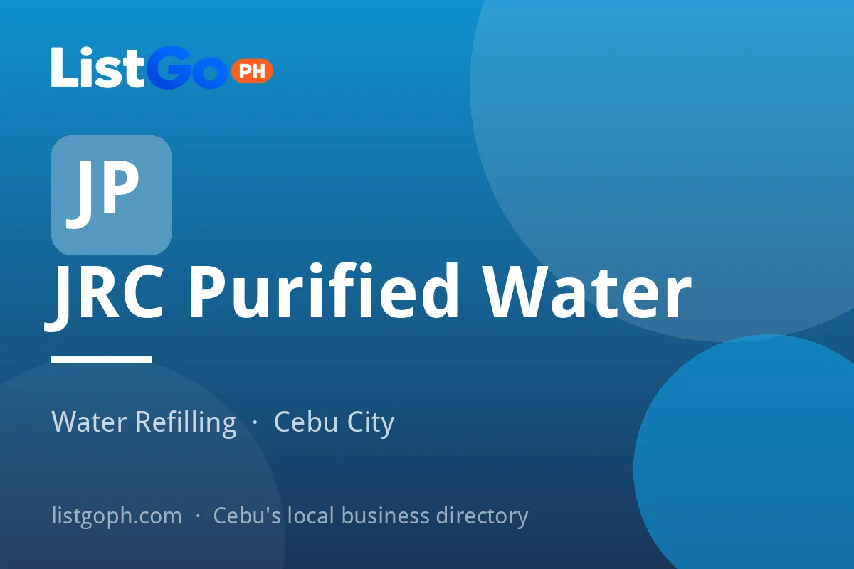 JRC Purified Water