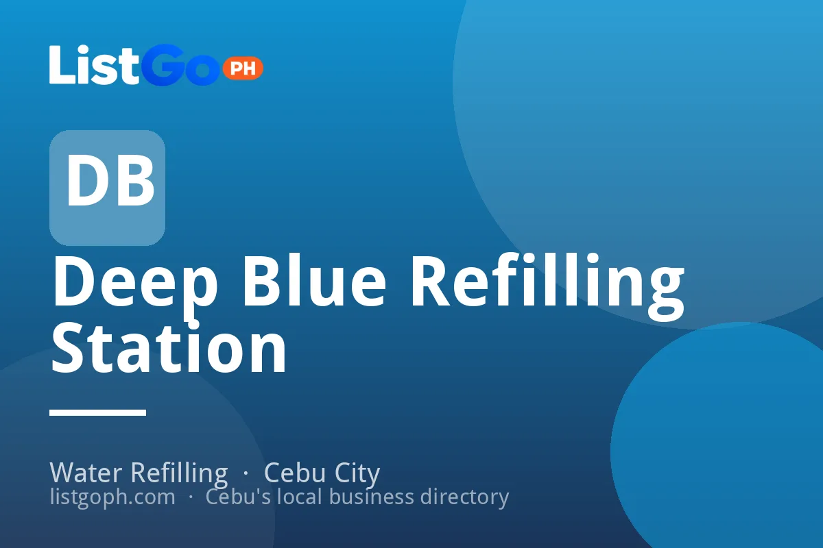 Deep Blue Refilling Station