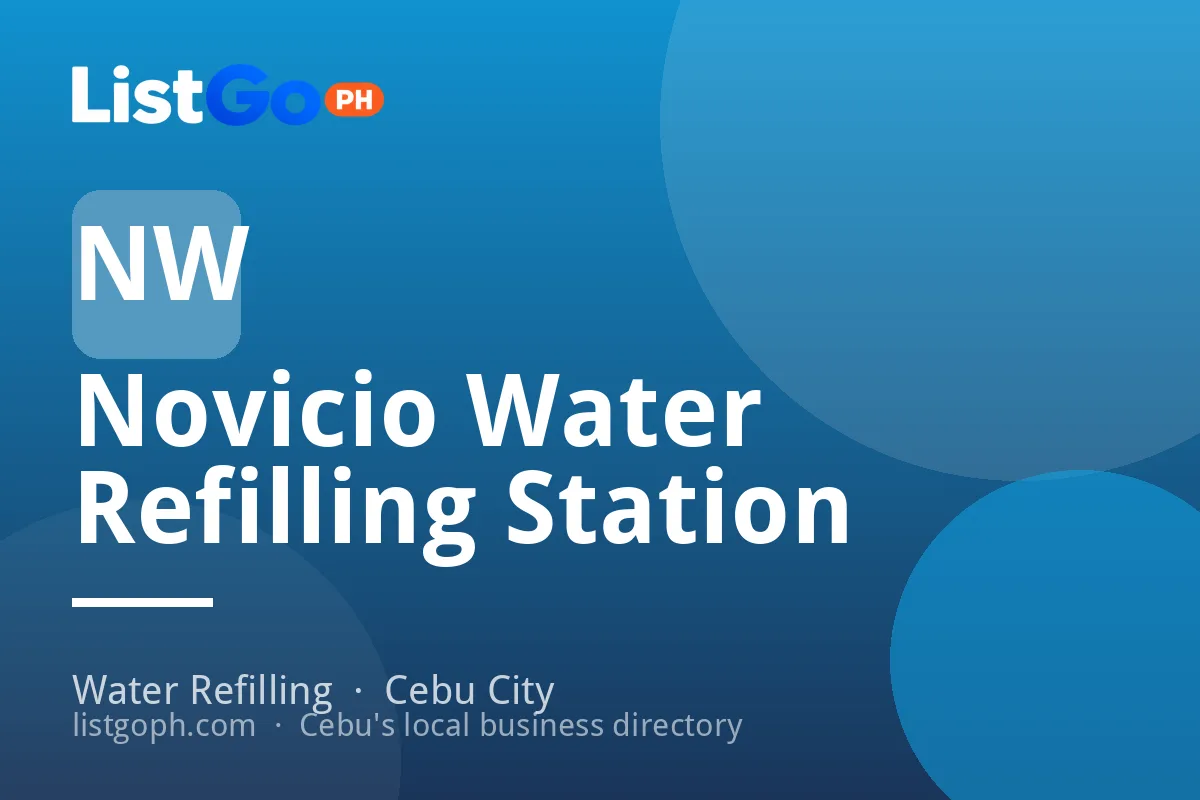 Novicio Water Refilling Station