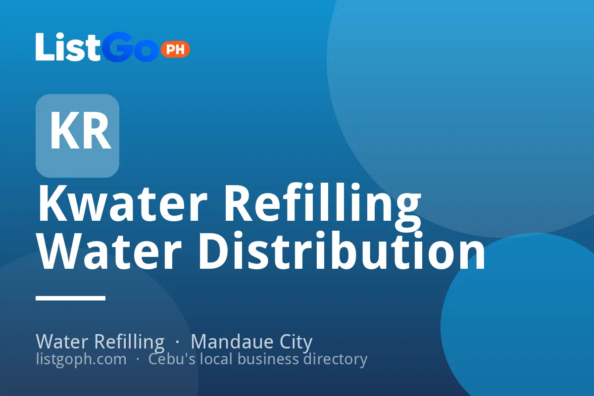 Kwater Refilling Water Distribution