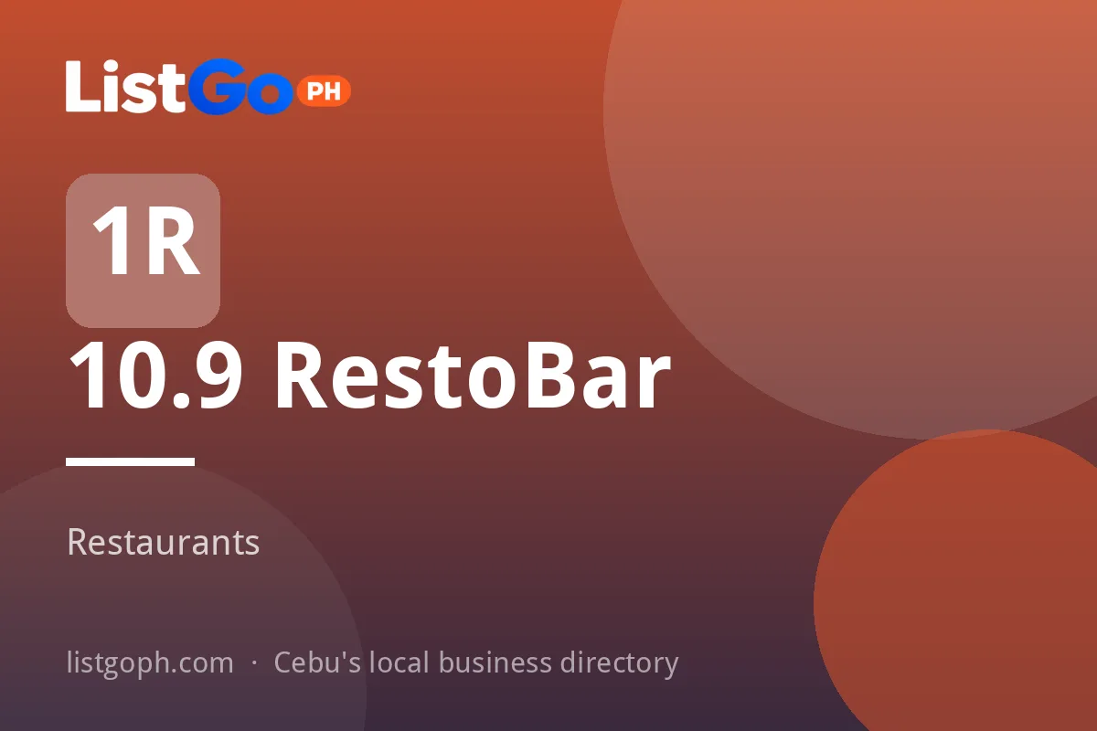 10.9 RestoBar