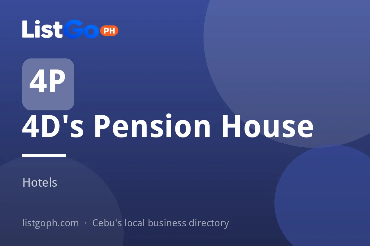 4D's Pension House