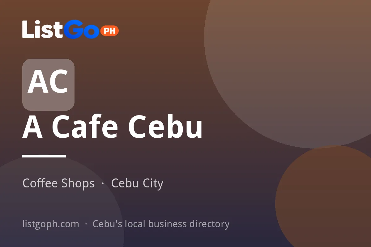 A Cafe Cebu