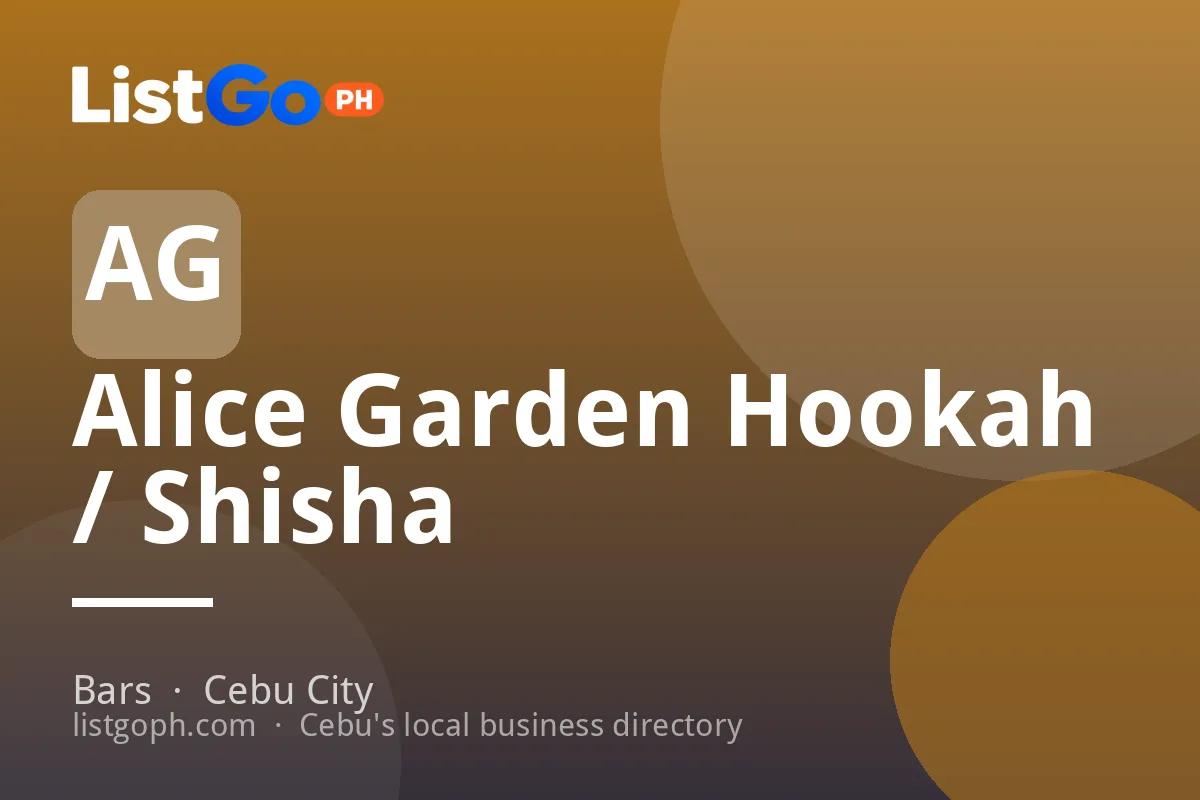 Alice Garden Hookah / Shisha