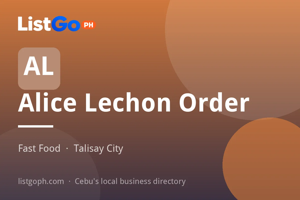 Alice Lechon Order