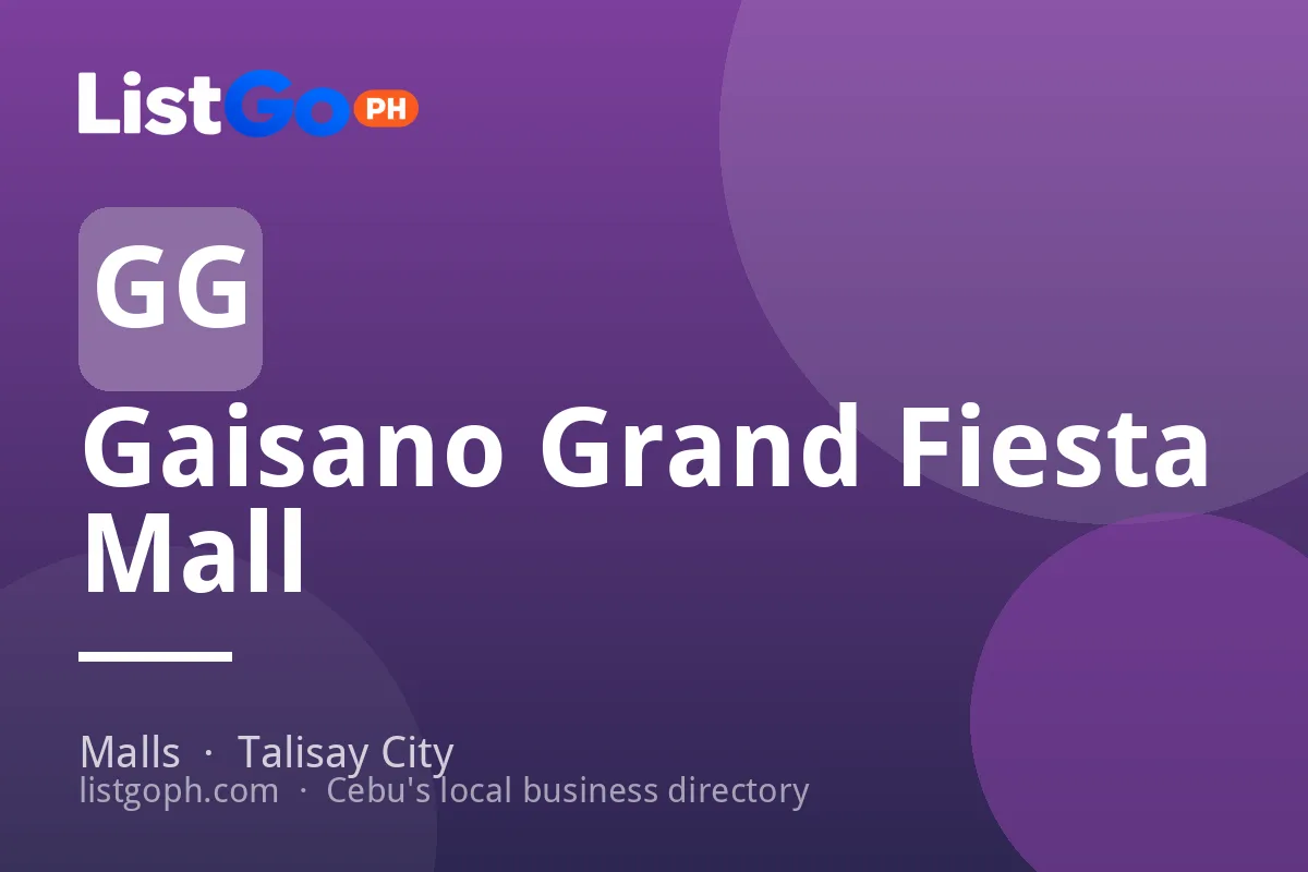 Gaisano Grand Fiesta Mall