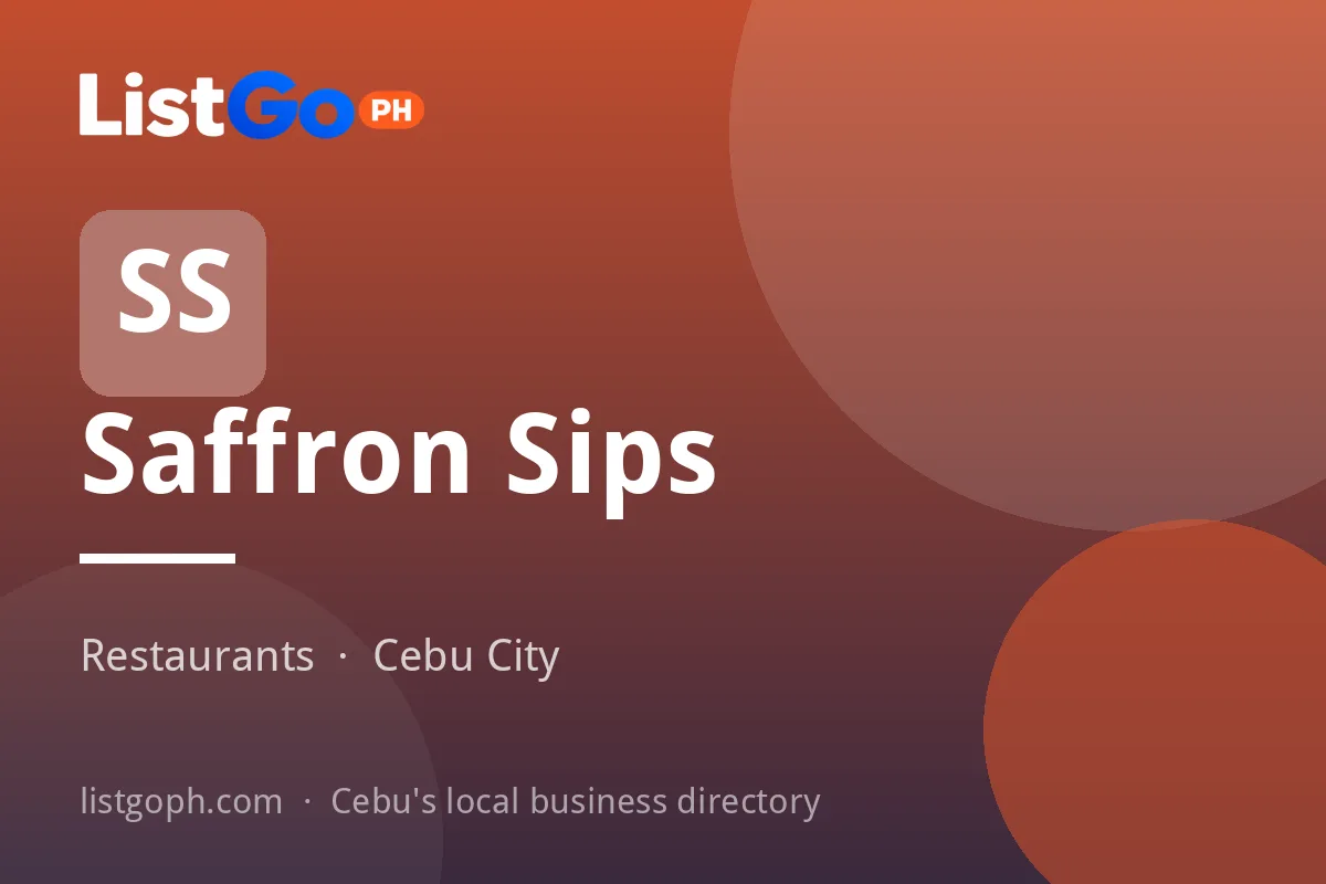 Saffron Sips