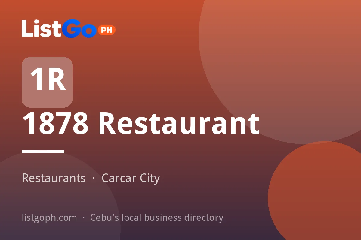 1878 Restaurant