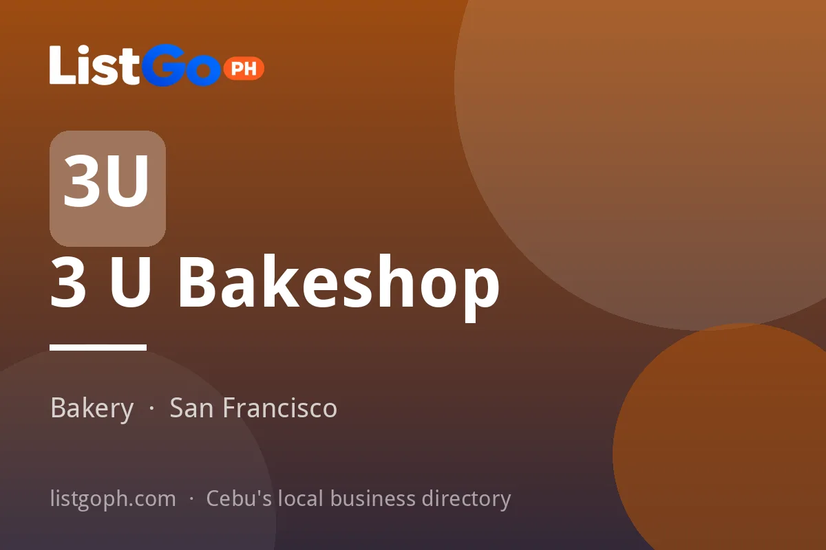 3 U Bakeshop