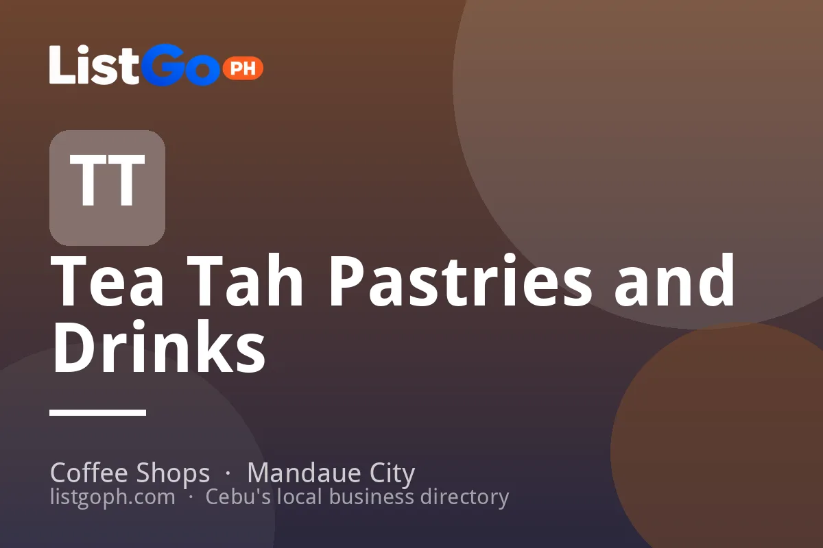 Tea Tah Pastries and Drinks