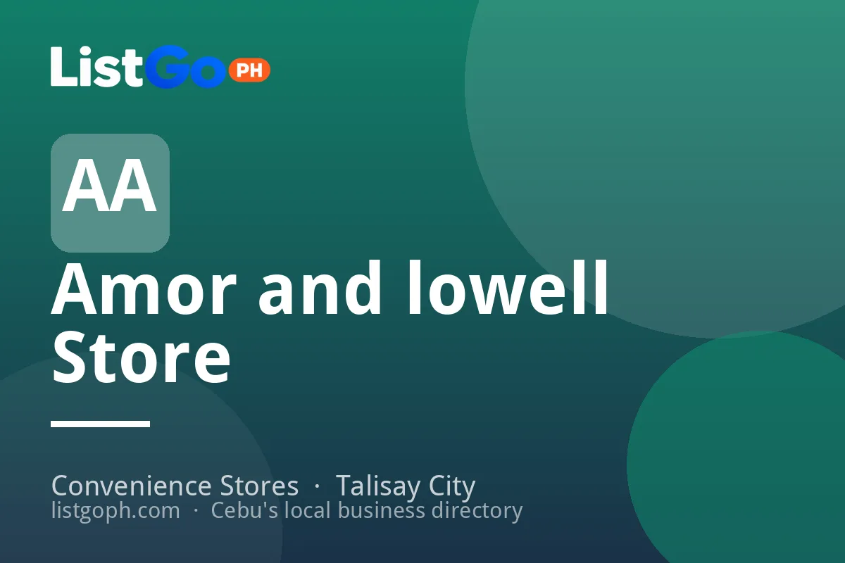 Amor and lowell Store