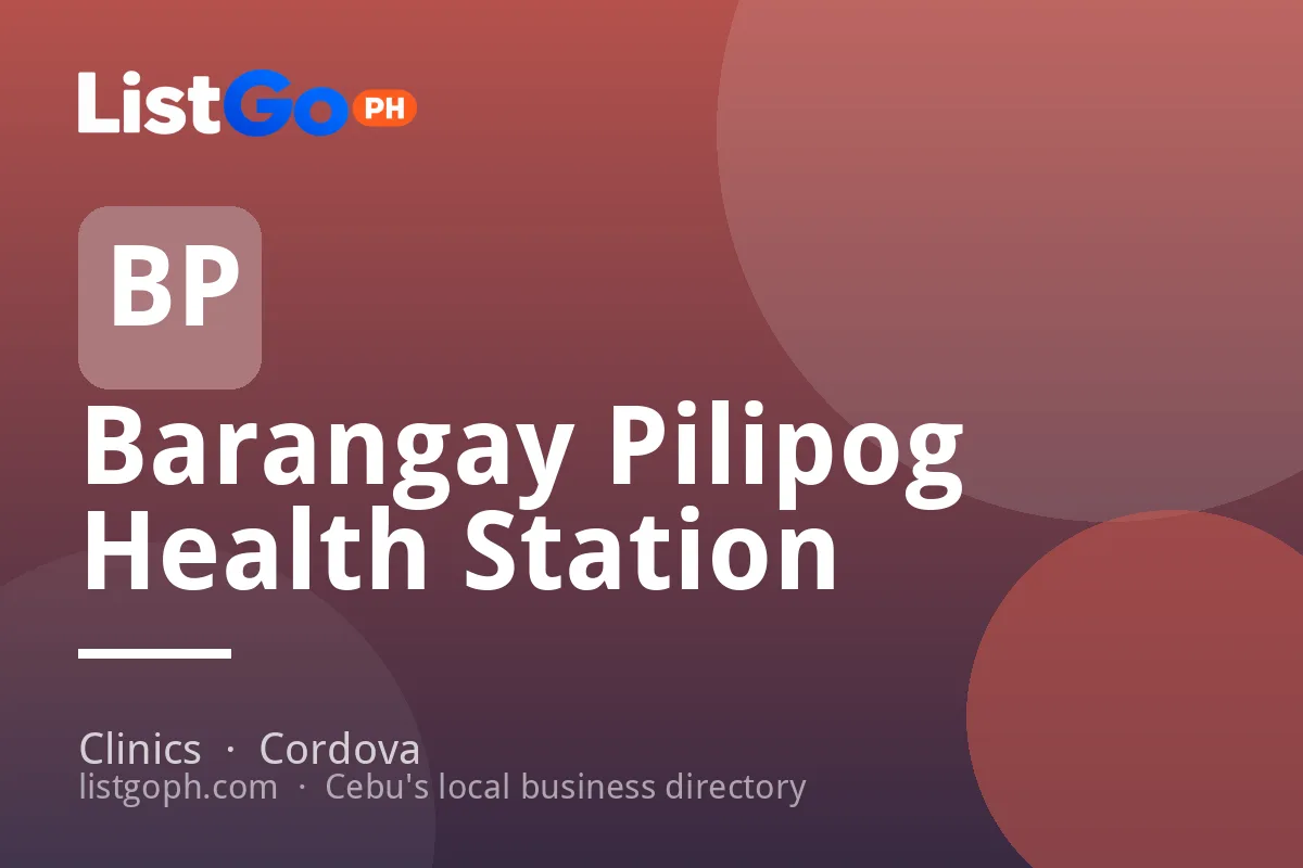Barangay Pilipog Health Station