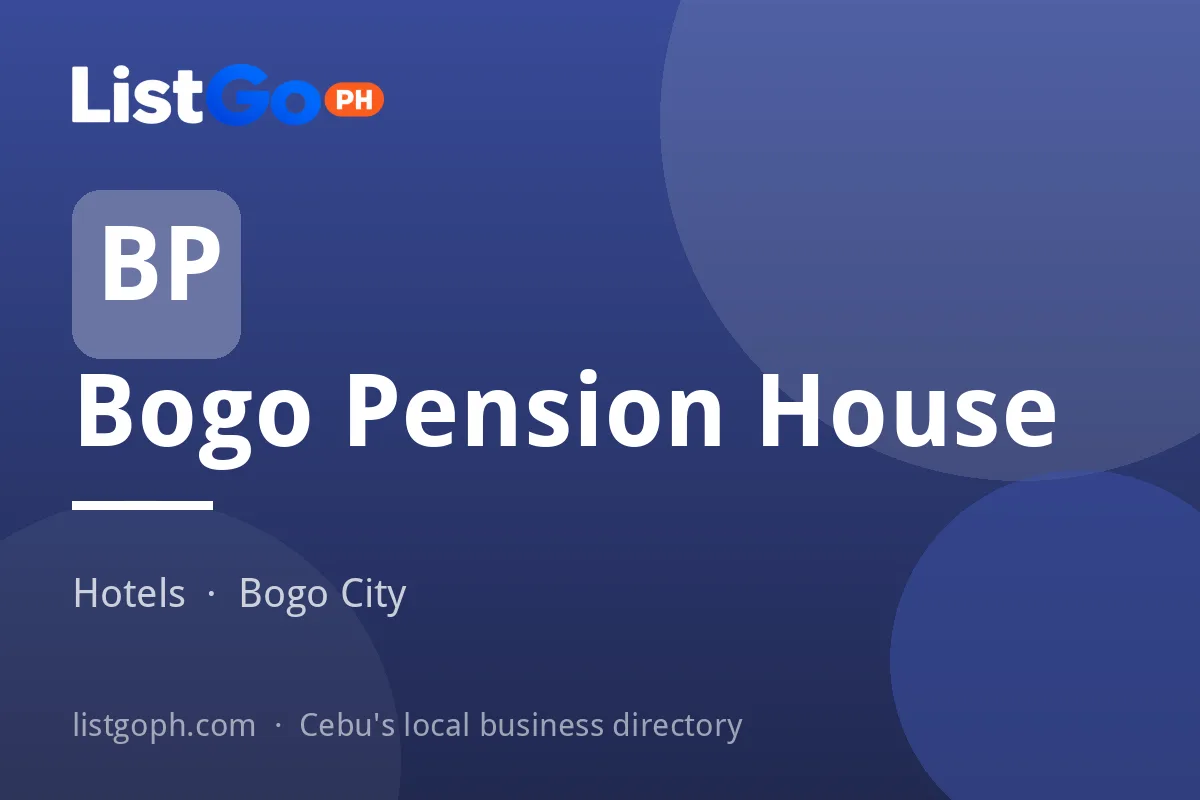 Bogo Pension House