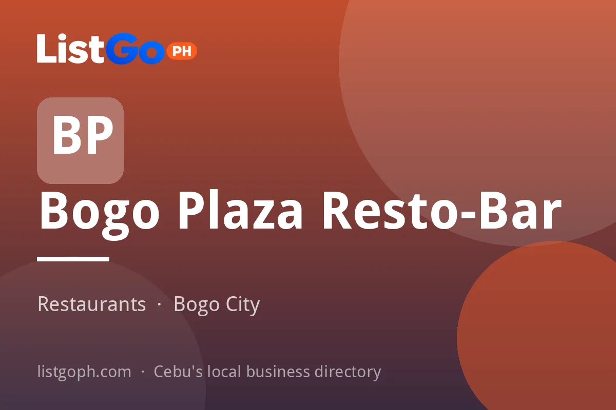 Bogo Plaza Resto-Bar