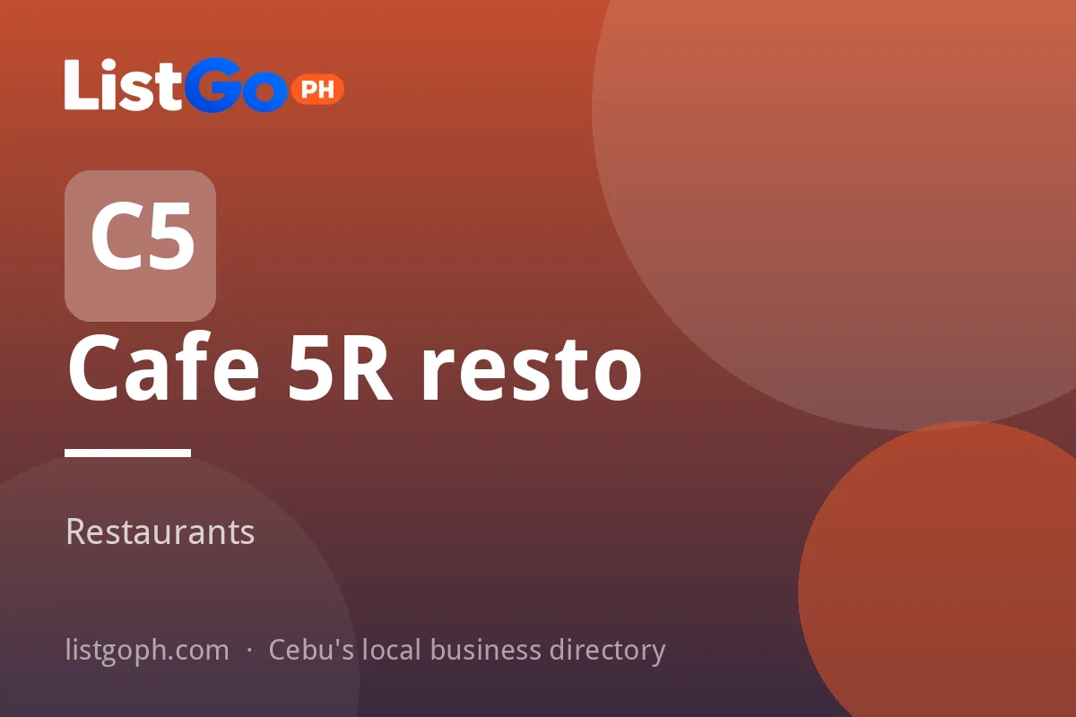 Cafe 5R resto