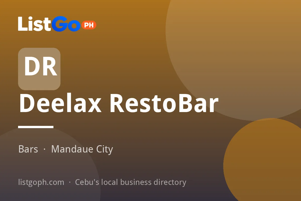 Deelax RestoBar