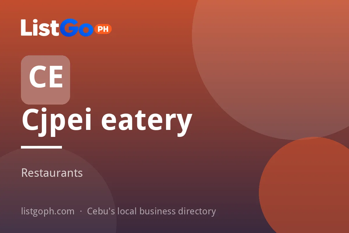 Cjpei eatery
