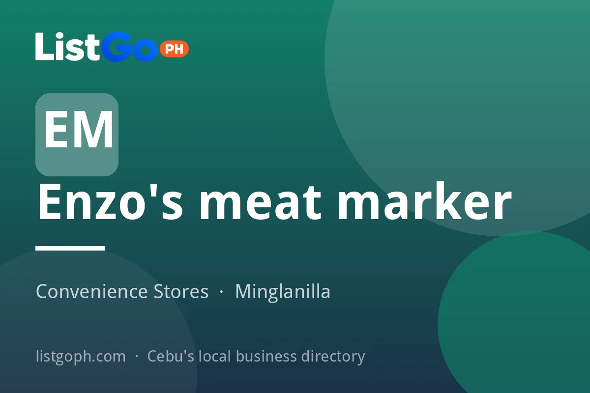 Enzo's meat marker