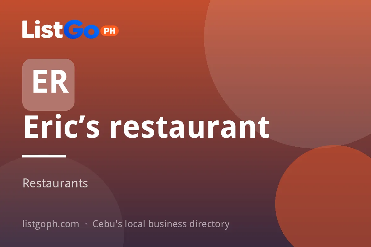 Eric’s restaurant