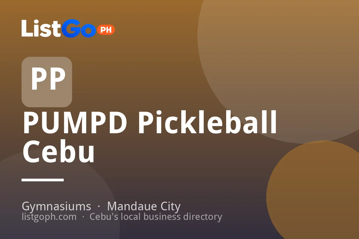 PUMPD Pickleball Cebu