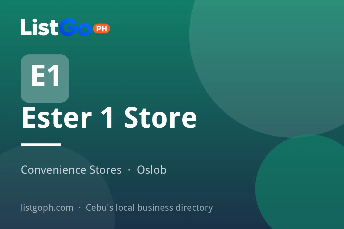 Ester 1 Store