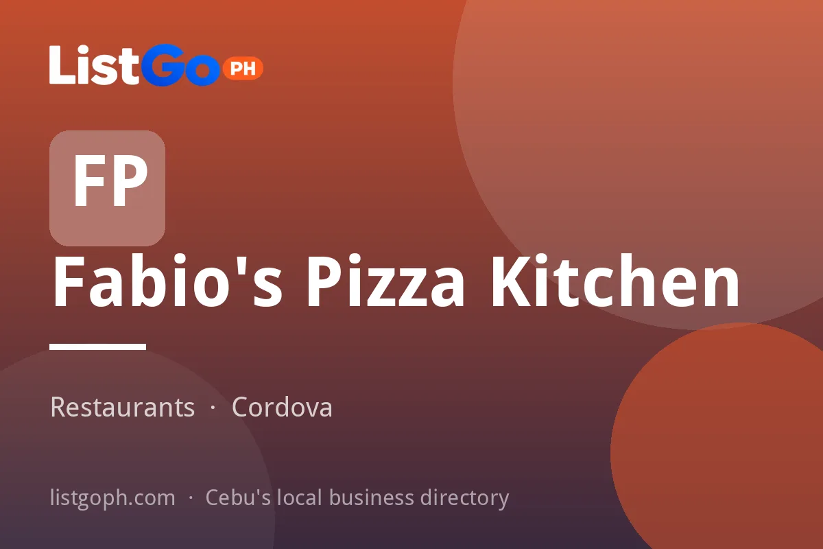Fabio's Pizza Kitchen