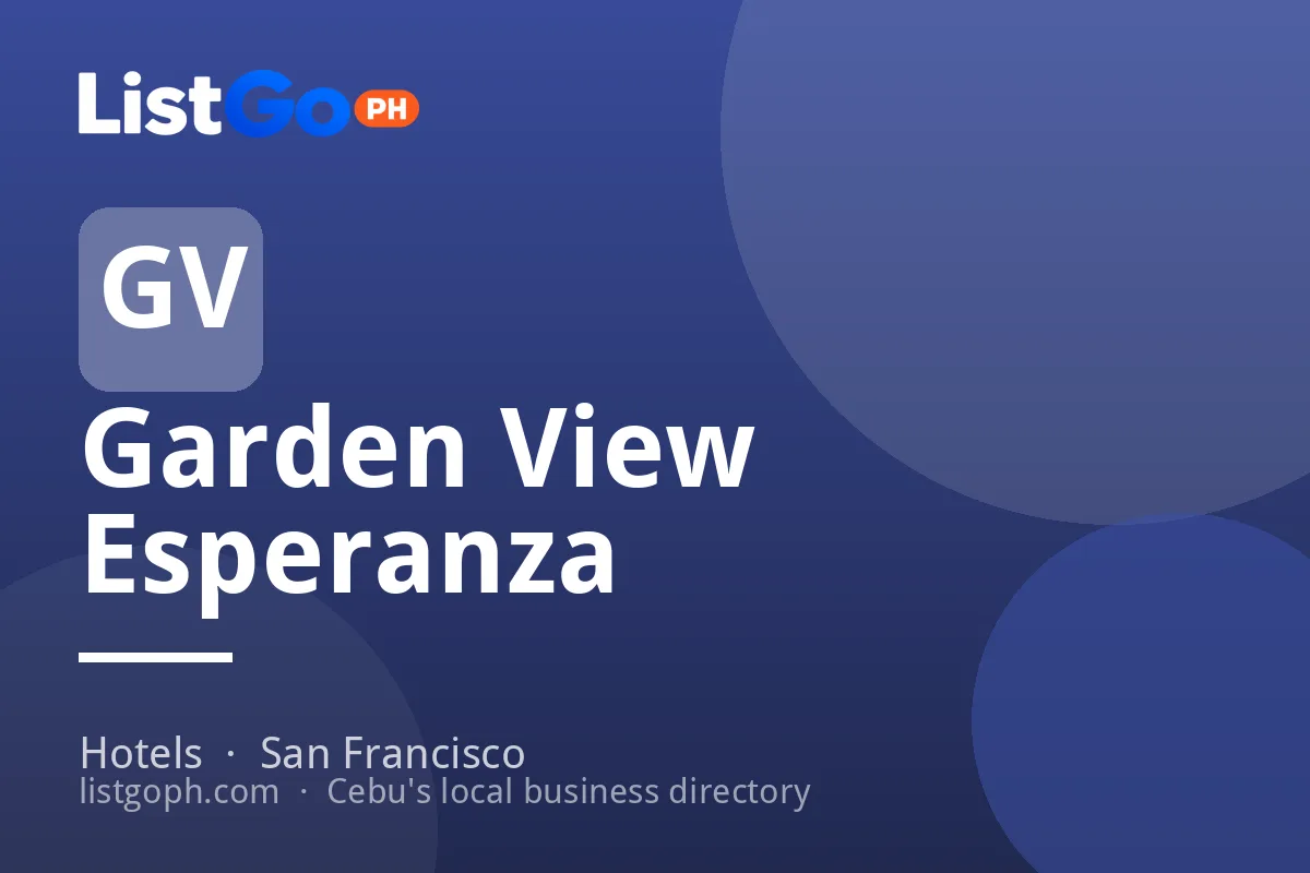 Garden View Esperanza