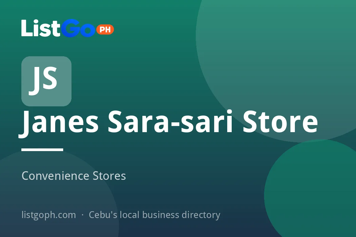 Janes Sara-sari Store