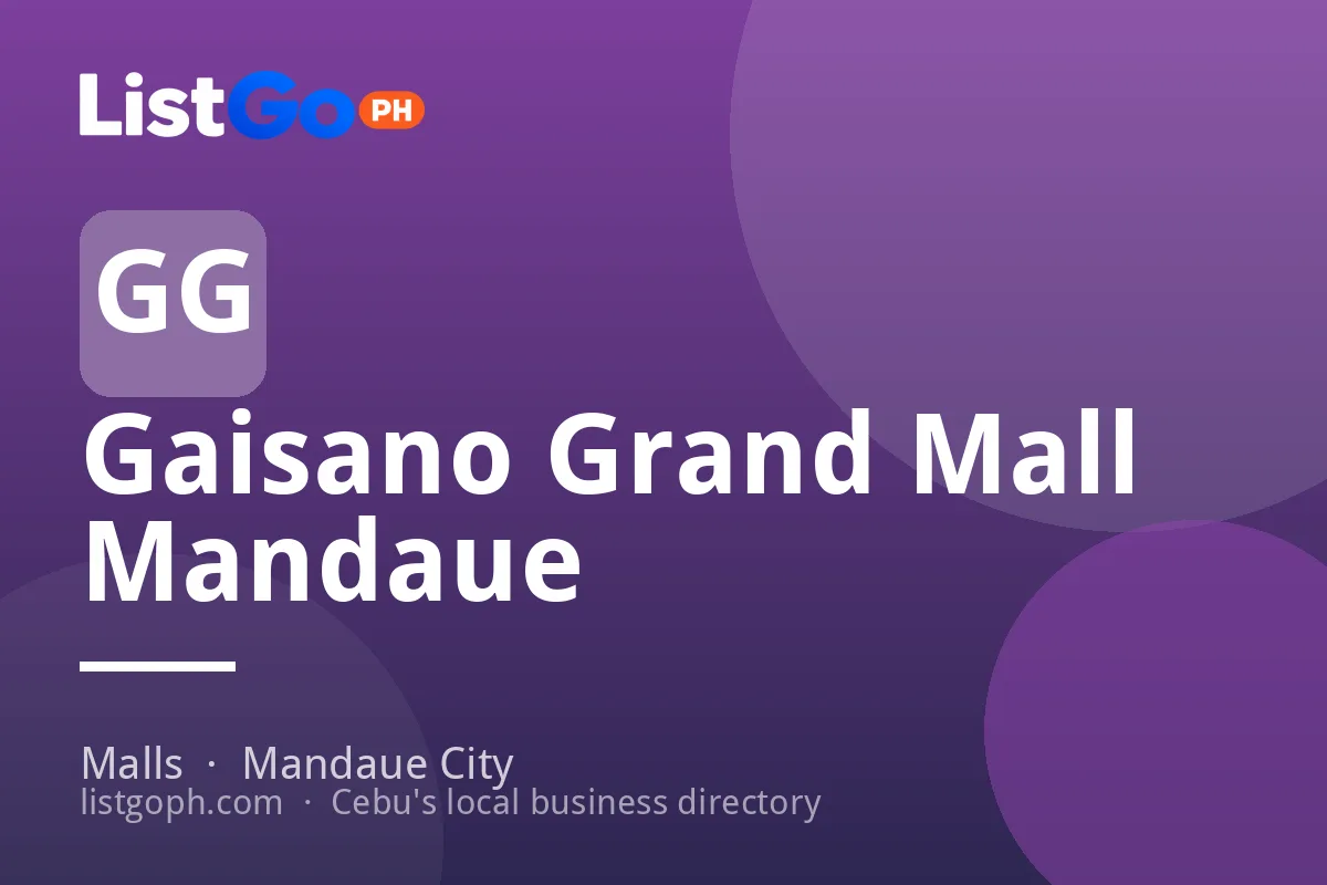 Gaisano Grand Mall Mandaue