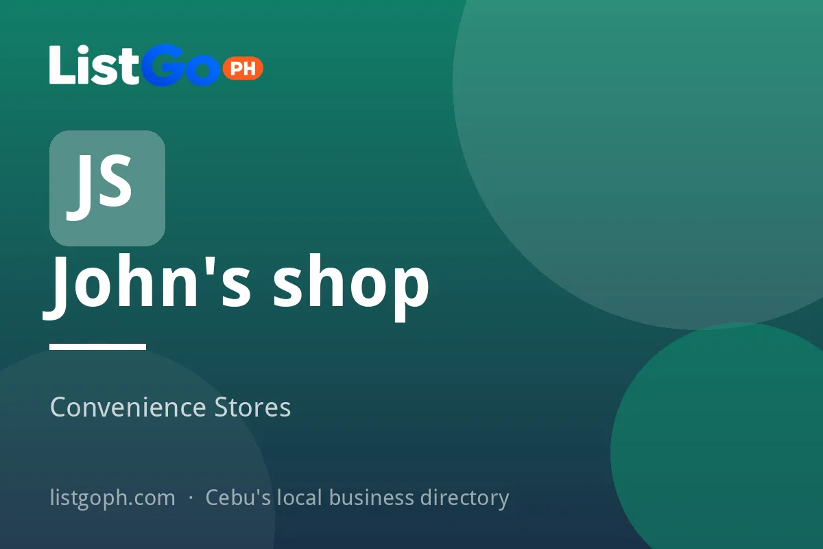 John's shop