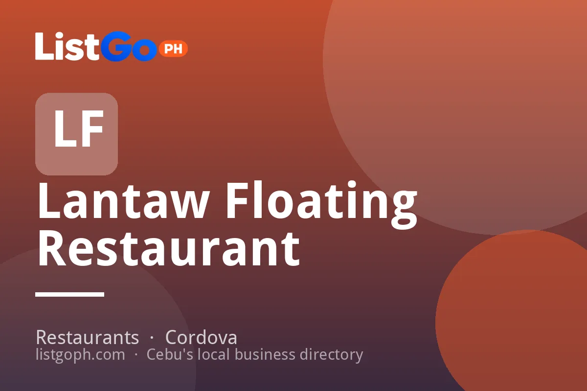 Lantaw Floating Restaurant